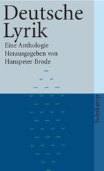 Deutsche Lyrik Cover des Buches Deutsche Lyrik (ISBN: 9783518381076)