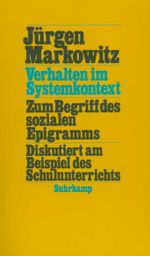 Verhalten im Systemkontext Cover des Buches Verhalten im Systemkontext (ISBN: 9783518577622)