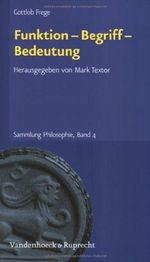Sammlung Philosophie, Band 4: Funktion-Begriff-Bedeutung Cover des Buches Sammlung Philosophie, Band 4: Funktion-Begriff-Bedeutung (ISBN: 9783525306031)