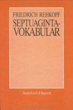 Septuaginta - Vokabular Cover des Buches Septuaginta - Vokabular (ISBN: 9783525501726)