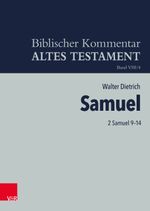 2 Samuel 9-14 (Biblischer Kommentar Altes Testament - Bandausgaben) Cover des Buches 2 Samuel 9-14 (Biblischer Kommentar Altes Testament - Bandausgaben) (ISBN: 9783525503539)