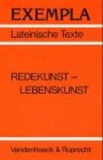 Redekunst - Lebenskunst Cover des Buches Redekunst - Lebenskunst (ISBN: 9783525716045)