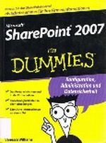 Microsoft Sharepoint 2007 Fur Dummies Cover des Buches Microsoft Sharepoint 2007 Fur Dummies (ISBN: 9783527703081)