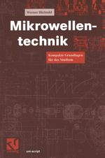Mikrowellentechnik Cover des Buches Mikrowellentechnik (ISBN: 9783528074388)