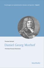 Daniel Georg Morhof Cover des Buches Daniel Georg Morhof (ISBN: 9783529037016)