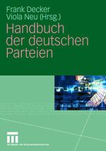Handbuch der deutschen Parteien Cover des Buches Handbuch der deutschen Parteien (ISBN: 9783531151892)