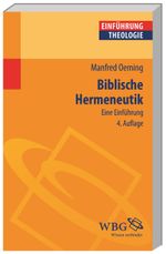 Biblische Hermeneutik Cover des Buches Biblische Hermeneutik (ISBN: 9783534257942)