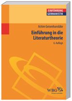 Einführung in die Literaturtheorie Cover des Buches Einführung in die Literaturtheorie (ISBN: 9783534308705)
