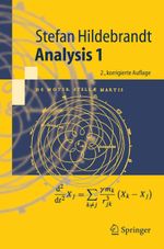 Analysis 1 Cover des Buches Analysis 1 (ISBN: 9783540253686)