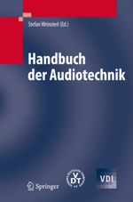 Handbuch Der Audiotechnik Cover des Buches Handbuch Der Audiotechnik (ISBN: 9783540343004)