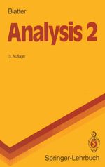 Analysis II Cover des Buches Analysis II (ISBN: 9783540556770)