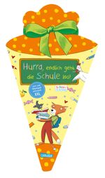 Schlau für die Schule: Hurra, endlich geht die Schule los! (Schultüte XXL) Cover des Buches Schlau für die Schule: Hurra, endlich geht die Schule los! (Schultüte XXL) (ISBN: 9783551190475)