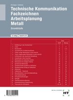 Technische Kommunikation, Fachzeichnen, Arbeitsplanung Metall, Grundstufe Cover des Buches Technische Kommunikation, Fachzeichnen, Arbeitsplanung Metall, Grundstufe (ISBN: 9783582005212)