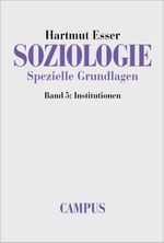Soziologie. Spezielle Grundlagen Cover des Buches Soziologie. Spezielle Grundlagen (ISBN: 9783593371481)