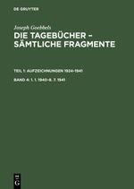 1. 1. 1940 - 8. 7. 1941 Cover des Buches 1. 1. 1940 - 8. 7. 1941 (ISBN: 9783598219191)