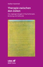 Therapie zwischen den Zeilen Cover des Buches Therapie zwischen den Zeilen (ISBN: 9783608891539)