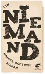 Ein Niemand Cover des Buches Ein Niemand (ISBN: 9783608980219)