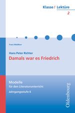 Hans Peter Richter, Damals war es Friedrich Cover des Buches Hans Peter Richter, Damals war es Friedrich (ISBN: 9783637808027)