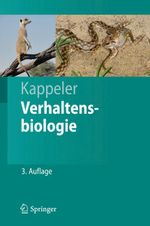 Verhaltensbiologie Cover des Buches Verhaltensbiologie (ISBN: 9783642206528)