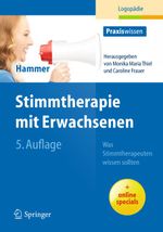 Stimmtherapie Mit Erwachsenen Cover des Buches Stimmtherapie Mit Erwachsenen (ISBN: 9783642247804)