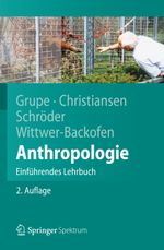 Anthropologie Cover des Buches Anthropologie (ISBN: 9783642251528)