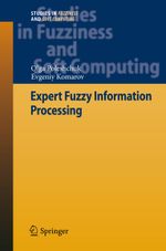 Expert Fuzzy Information Processing Cover des Buches Expert Fuzzy Information Processing (ISBN: 9783642267871)