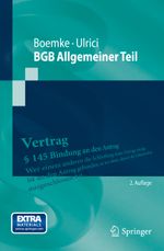 BGB Allgemeiner Teil Cover des Buches BGB Allgemeiner Teil (ISBN: 9783642391705)