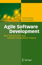 Agile Software Development Cover des Buches Agile Software Development (ISBN: 9783642425578)