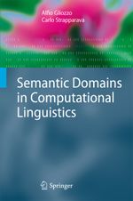 Semantic Domains in Computational Linguistics Cover des Buches Semantic Domains in Computational Linguistics (ISBN: 9783642425868)
