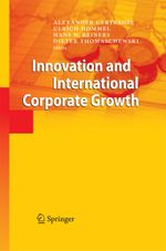 Innovation and International Corporate Growth Cover des Buches Innovation and International Corporate Growth (ISBN: 9783642445293)