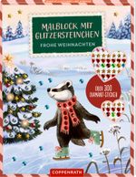 Malblock mit Glitzersteinchen – Frohe Weihnachten! Cover des Buches Malblock mit Glitzersteinchen – Frohe Weihnachten! (ISBN: 9783649650546)
