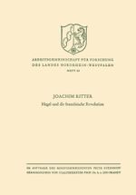Hegel und die französische Revolution Cover des Buches Hegel und die französische Revolution (ISBN: 9783663030683)