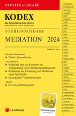 KODEX Mediation Studienausgabe: Studienausgabe Cover des Buches KODEX Mediation Studienausgabe: Studienausgabe (ISBN: 9783700788591)