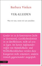 Ver-kleiden Cover des Buches Ver-kleiden (ISBN: 9783701735709)