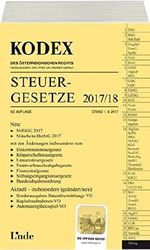 KODEX Steuergesetze 2017/18 (Kodex des Österreichischen Rechts) Cover des Buches KODEX Steuergesetze 2017/18 (Kodex des Österreichischen Rechts) (ISBN: 9783707337464)