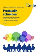 Protokolle schreiben Cover des Buches Protokolle schreiben (ISBN: 9783709307182)