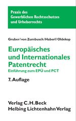 Europäisches und Internationales Patentrecht Cover des Buches Europäisches und Internationales Patentrecht (ISBN: 9783719032258)