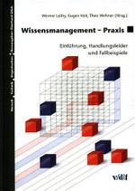Wissensmanagement - Praxis Cover des Buches Wissensmanagement - Praxis (ISBN: 9783728128218)
