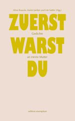 Zuerst warst du Cover des Buches Zuerst warst du (ISBN: 9783745511741)