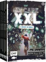 Escape XXL – über 500 Seiten packende Abenteuer für alle Rätsel-Fans ab 9 Jahren (Band 1) Cover des Buches Escape XXL – über 500 Seiten packende Abenteuer für alle Rätsel-Fans ab 9 Jahren (Band 1) (ISBN: 9783745919530)