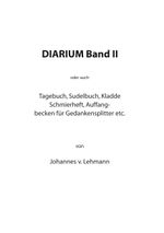 Diarium II Cover des Buches Diarium II (ISBN: 9783746042169)