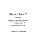 Diarium IV Cover des Buches Diarium IV (ISBN: 9783749412631)