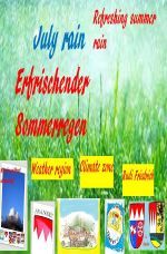 Erfrischender Sommerregen Refreshing summer rain Cover des Buches Erfrischender Sommerregen Refreshing summer rain (ISBN: 9783756510115)