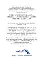 Lehrmaterial für den Einbürgerungs-Test für das Erste (Volldemokratische)... / Im Paradies der Klugen, Reichen und Schönen leben? Buch 2 Cover des Buches Lehrmaterial für den Einbürgerungs-Test für das Erste (Volldemokratische)... / Im Paradies der Klugen, Reichen und Schönen leben? Buch 2 (ISBN: 9783757541248)