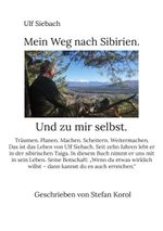 Mein Weg nach Sibirien. Cover des Buches Mein Weg nach Sibirien. (ISBN: 9783757854515)