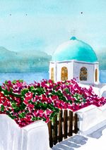 Notizheft "Santorini Dreams" Cover des Buches Notizheft "Santorini Dreams" (ISBN: 9783758481727)