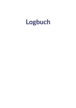 Logbuch Cover des Buches Logbuch (ISBN: 9783759712103)