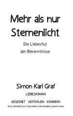 Mehr als nur Sternenlicht Cover des Buches Mehr als nur Sternenlicht (ISBN: 9783759797148)