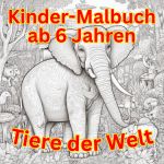 Malbuch / Kinder Malbuch ab 6 Jahren - Tiere der Welt Cover des Buches Malbuch / Kinder Malbuch ab 6 Jahren - Tiere der Welt (ISBN: 9783759838421)