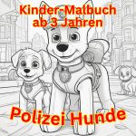 Malbuch / Kinder Malbuch ab 3 Jahren - Polizei Hunde Cover des Buches Malbuch / Kinder Malbuch ab 3 Jahren - Polizei Hunde (ISBN: 9783759838438)